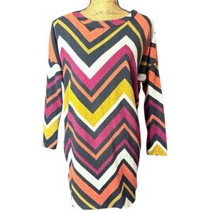 Cherish chevron patterned long sleeved dress Women’s size XS/S | ab4